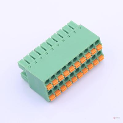 原装KF2EDGKNH-3.81-2*10P全新3.81mm 排数:2 每