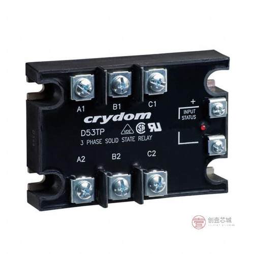 原装D53TP25D全新SSR RELAY 3PST-NO 25A 48-530V正品