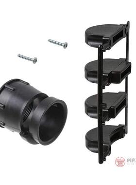 原装206512-6全新CONN BACKSHELL W/CLAMP SZ 23 BLK正品