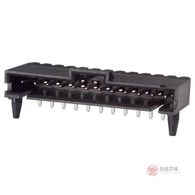原装正品6-104361-1全新CONN HEADER R/A 12POS 2.54MM