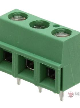 原装282837-3全新TERM BLK 3P SIDE ENT 5.08MM PCB正品
