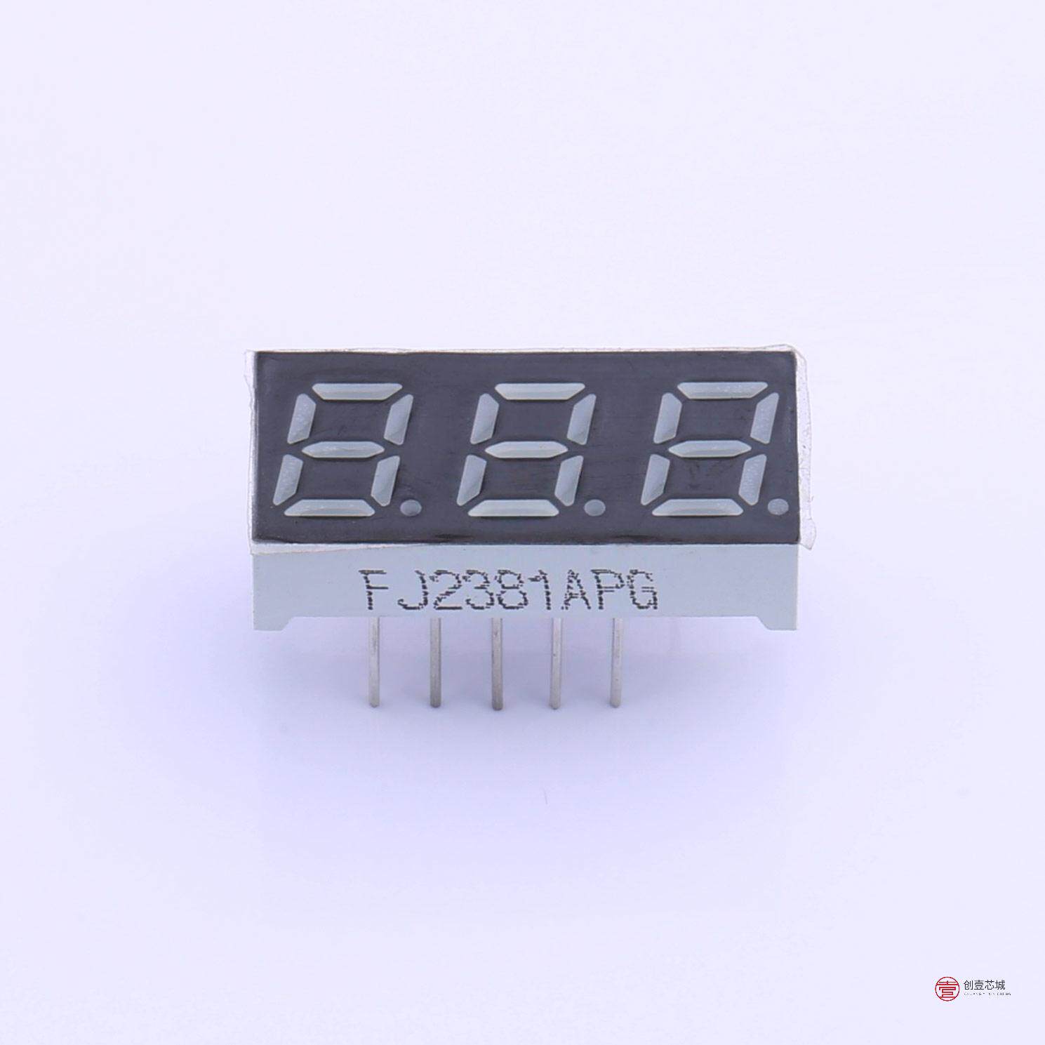FJ2381APG〈3位0.28英寸 翠绿光共阴 数码管〉高性价比高么？