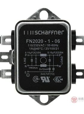 原装FN2020-1-06全新LINE FILTER 250VAC 1A CHASS