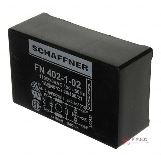 原装FN402-1-02全新LINE FILTER 250VAC 1A TH正品