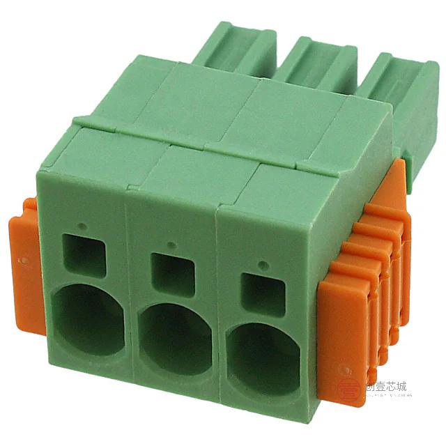 原装1718494全新TERM B PLUG 3POS STR 7.62MM正品