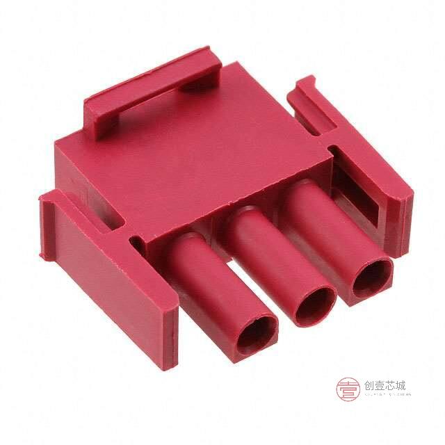 原装1-350766-2全新CONN U-MNL PLUG 3POS 94V-0 RED正品