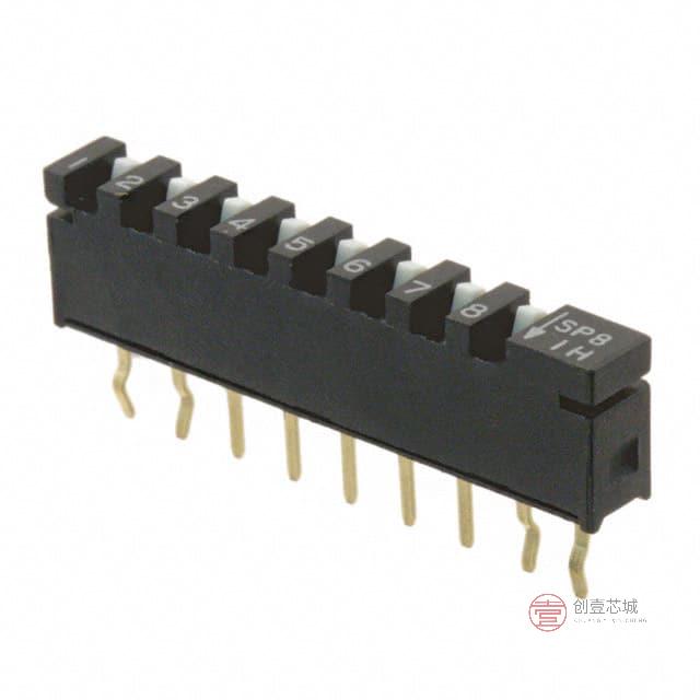 原装SPA08B全新SWITCH SLIDE DIP SPST 10MA 20V正品