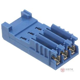 PLUG 3POS TIN正品 281786 28AWG 3全新CONN 原装 IDC