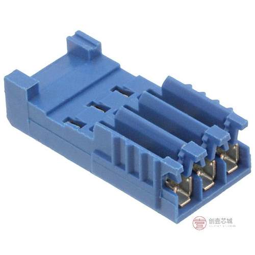 原装281786-3全新CONN PLUG 3POS IDC 26-28AWG TIN正品