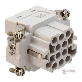 FEMALE 1全新INSERT 10POS 1GND 原装 CRIMP正品 1102919