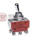 原装S333T全新拨动 DPDT ON-OFF-ON TOGGL SCR