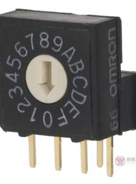 原装A6RV-161RF全新SWITCH ROTARY DIP HEX 25MA 24V正品