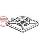 原装正品2-100733-1全新CABLE TIE HLDR QUAD ADH NATURAL