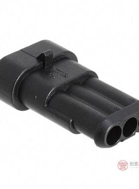 原装正品282105-1全新CONN TAB HOUSING 3POS BLACK