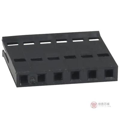 原装487378-5全新CONN FFC RCPT HSG 6POS 2.54MM正品