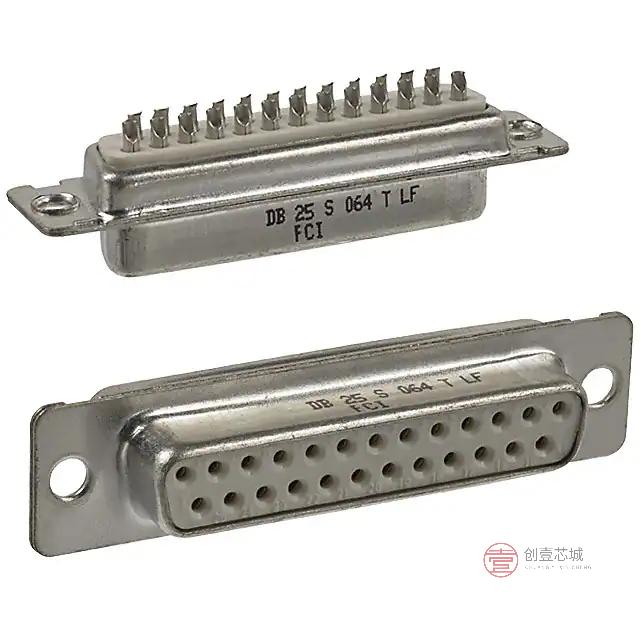 原装DB25S064TLF全新CONN D-SUB RCPT 25POS SLDR CUP正品