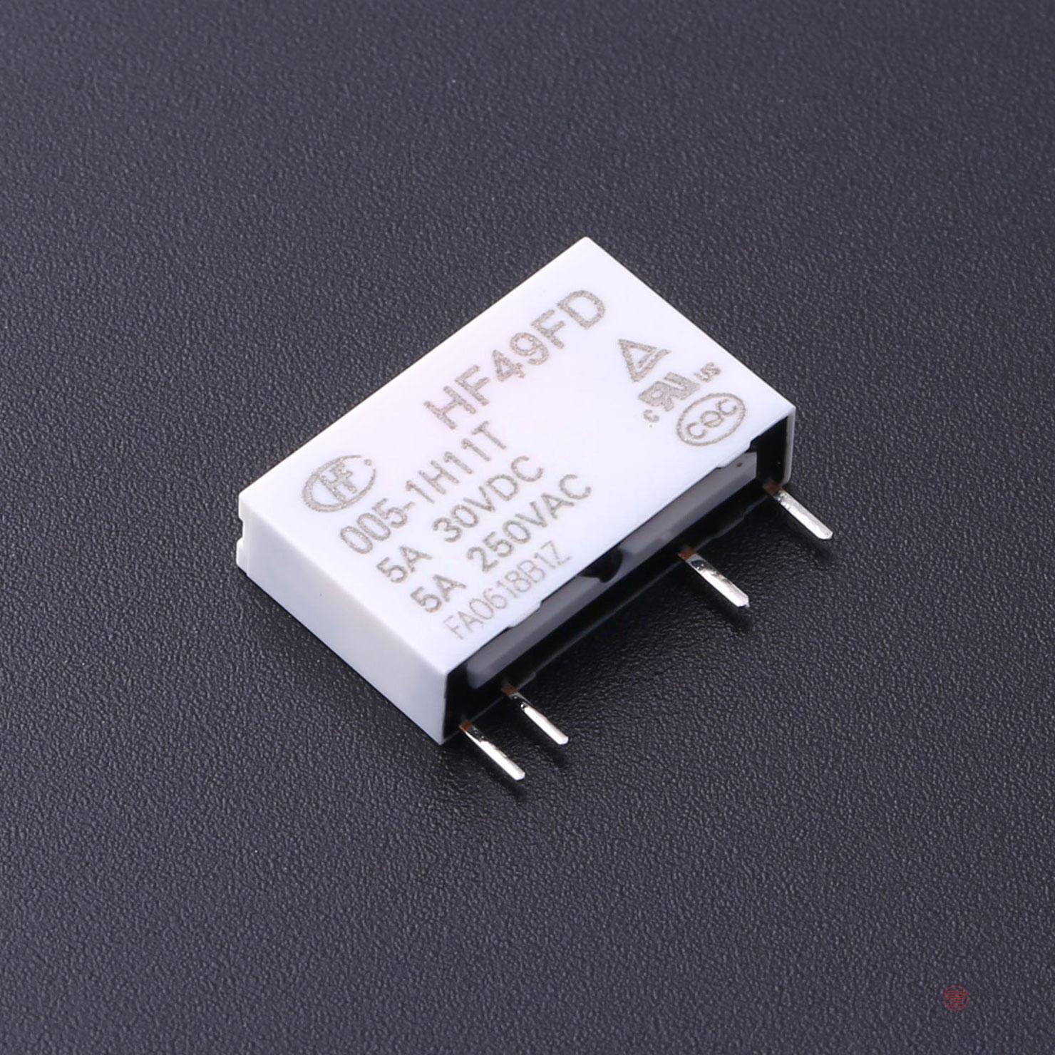 原装HF49FD/005-1H11T全新小型中功率继电器 5VDC