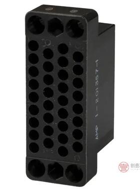原装1-201357-1全新CONN PLUG HSG 34POS BLK PNL MNT正品