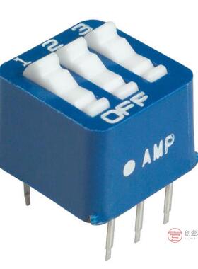 原装3-5435640-0全新SWITCH ROCKER DIP SPST 60MA 5V正品