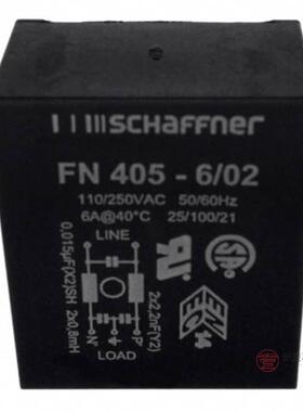 原装正品FN405-6-02全新LINE FILTER 250VAC 6A TH