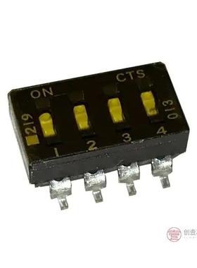 原装219-4LPST全新SWITCH SLIDE DIP SPST 100MA 20V正品