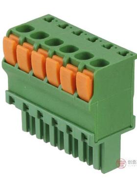 原装1986720-6全新TERM B PLUG 6POS STR 3.81MM正品