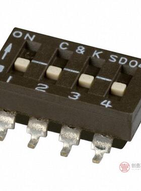 原装SD04H0SB全新SWITCH SLIDE DIP SPST 100MA 25V正品