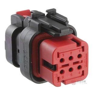 PLUG ASSY RED正品 776433 18AWG 1全新CONN 原装 6POS