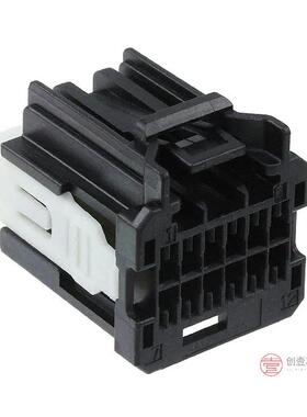 原装0347290120全新CONN RCPT 12POS R/A BLACK POL A正品