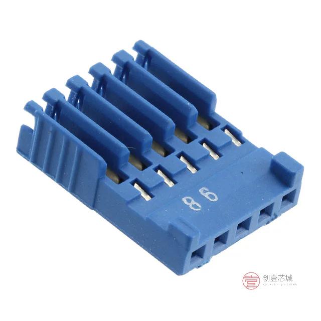 原装281786-5全新CONN PLUG 5POS IDC 26-28AWG TIN正品