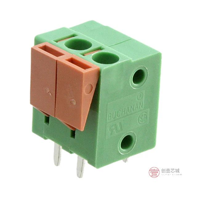 原装1776259-2全新TERM BLK 2POS TOP ENTRY 5MM PCB正品