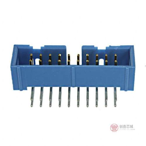 原装正品2-1761605-7全新CONN HEADER R/A 20POS 2.54MM