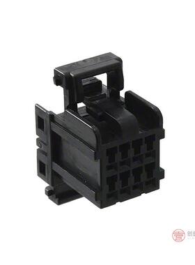 原装174044-2全新CONN PLUG HSNG 8POS DUAL BLACK正品