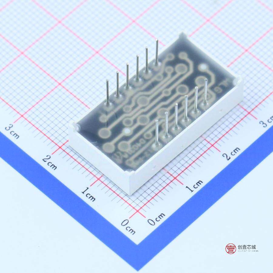 SP620401B〈0.4英寸3位蓝色数码管蓝光 共阴〉怎么看?
