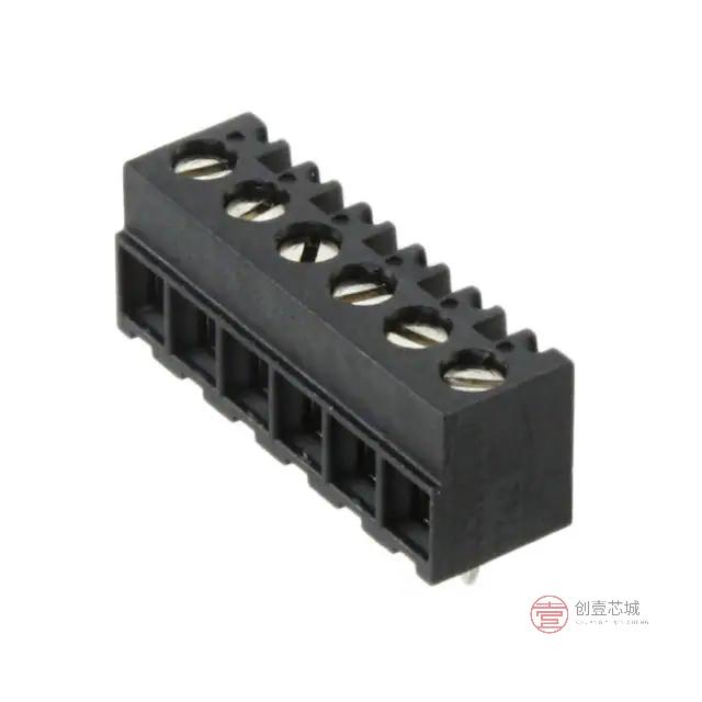 原装1776113-6全新TERM BLK 6P SIDE ENT 3.81MM PCB正品