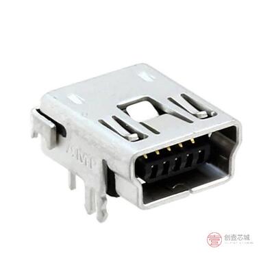 原装正品1734510-2全新CONN RCPT USB2.0 MINI B 5P R/A