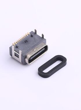 原装TYPE-C-31-E-03全新Type-C 母座 卧贴 防水