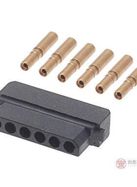 原装M80-8980605全新CONN RCPT 6P CRIMP 24-28AWG