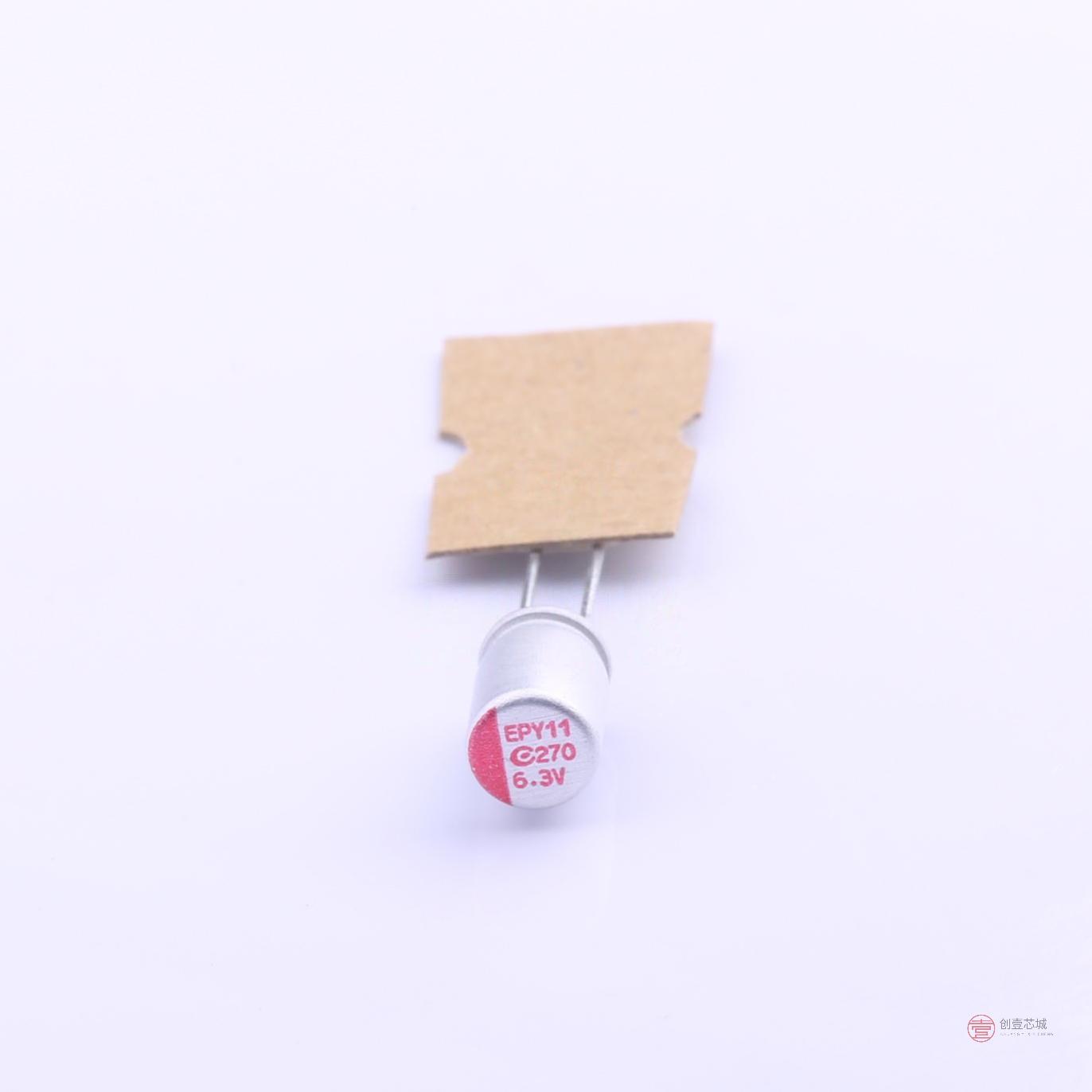 原装6R3AREP271M05X7E15PFBT全新270uF 20% 6.3V正品