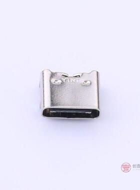 原装TYPE-C 6P(040新)全新Type-C 母座 卧贴