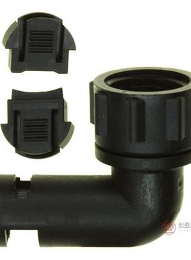 原装1445771-1全新CONN BACKSHELL W/CLAMP SZ8 BLACK正品