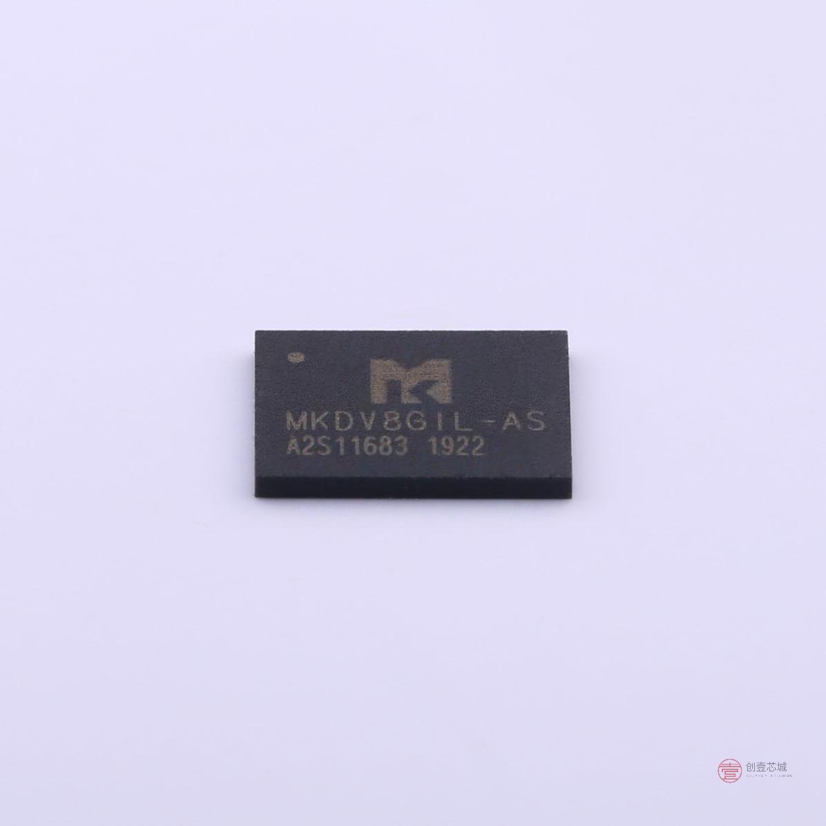 原装MKDV8GIL-AS全新存储器类型：Non-Vol