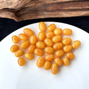 福利天然俄料蜜蜡枣珠琥珀散珠桶珠腰珠顶珠108佛珠星月原矿放漏