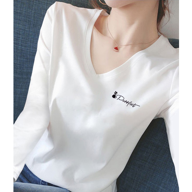 纯棉修身百搭长袖常规