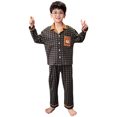 努比努米睡衣男纯棉全棉