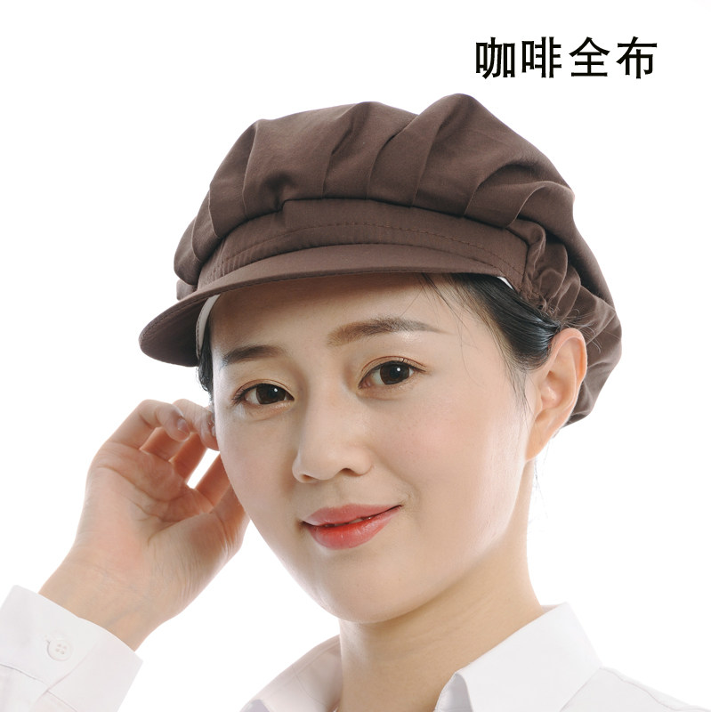 围裙家用炒菜帽子防油烟帽女面罩厨房厨师帽长发卫生帽食品帽衣服