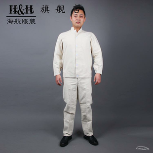 白棉质帆布电焊工作服套装男防烫春秋加厚厂矿防火工人劳保工作服