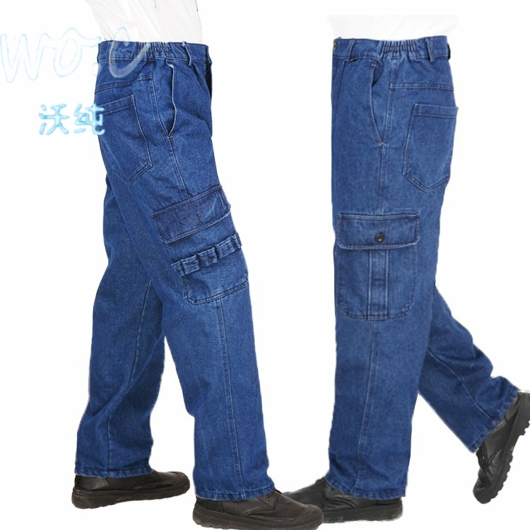 劳动干活牛仔宽松工作服便宜耐磨