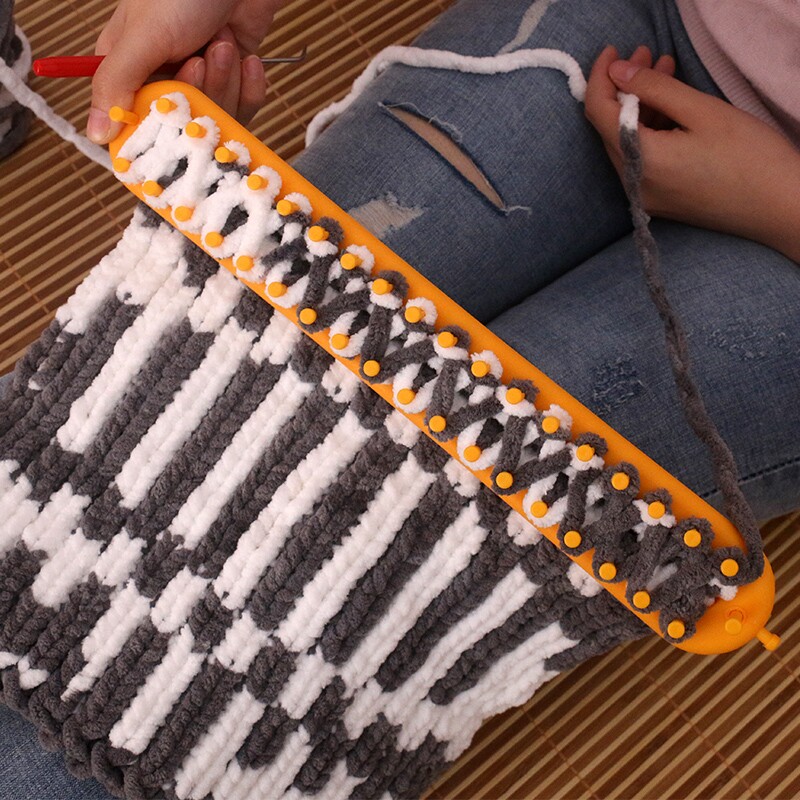 织围巾神器 懒人 自动毛线毛衣围脖帽子编织器手工工具diy神器