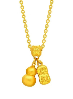 招财纳福葫芦项链气质轻奢锁骨链